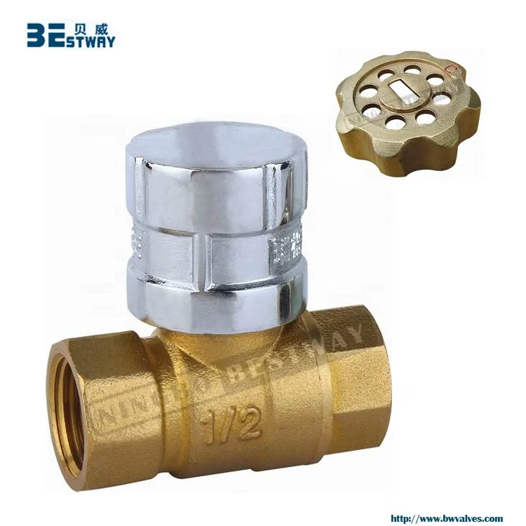 BWVA ISO certification good market water meter lock valve with key