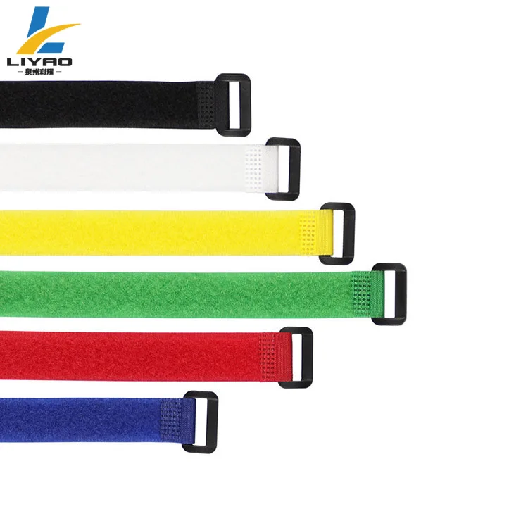 Hook And Loop Straps Reusable Cable Strap Management Adjustable Multipurpose Hook Loop Securing Straps