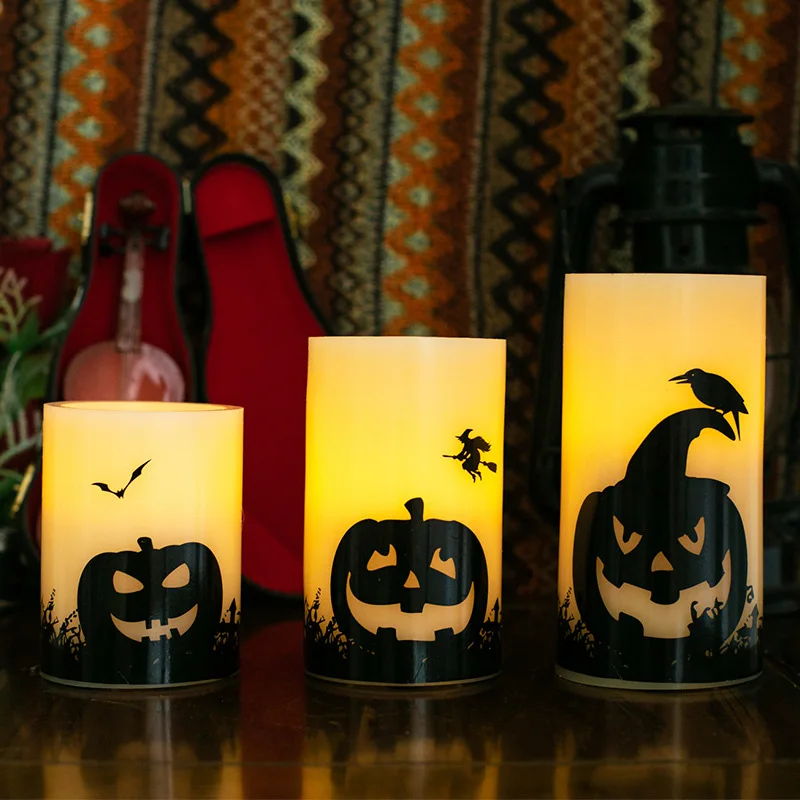 Wholesale Flameless Pumpkin Dream Catcher LED Lights LED Candles with Remote Control for Halloween