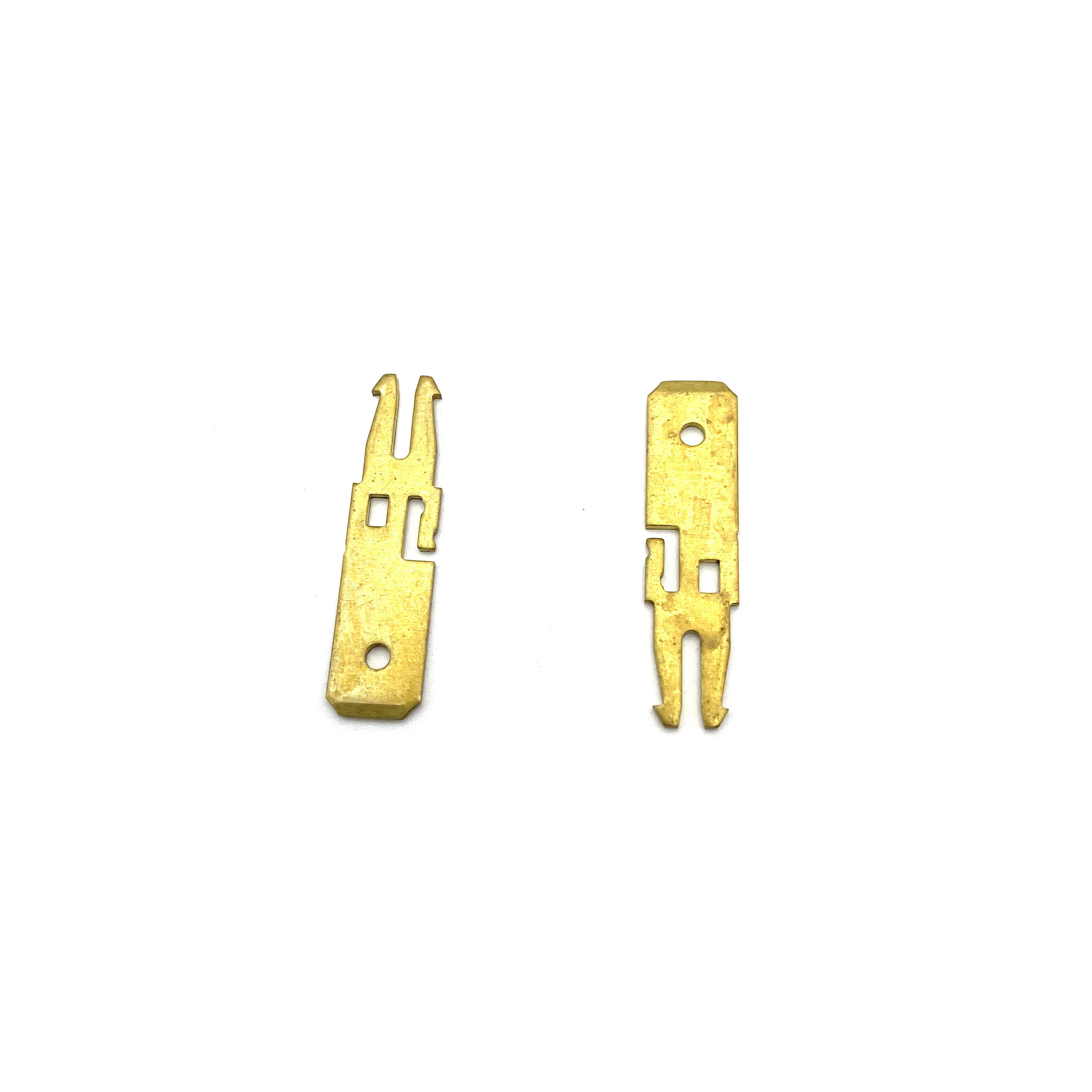 China Metal Stamping Manufacturer Hot Selling Cold Pressure Tin-Plated Copper Stamping Tube Ring Cable Lugs Terminals