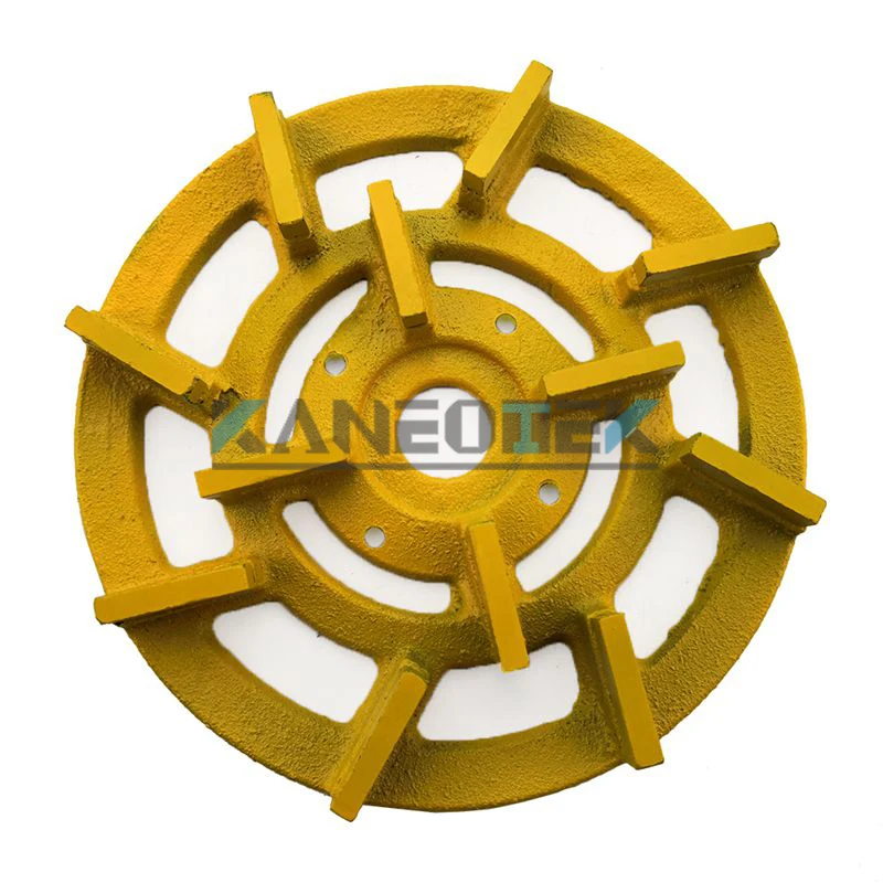 KANEOTEK 8 10  INCH Metal Iron Bond Diamond Grinding Disc Grinding Plate Grinding Abrasive Wheels For Stone Granite