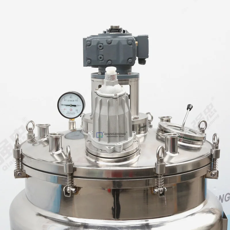 
50l 100l 150l 500l vertical atmospheric food storage vessel ss316 stainless steel reaction vessel 