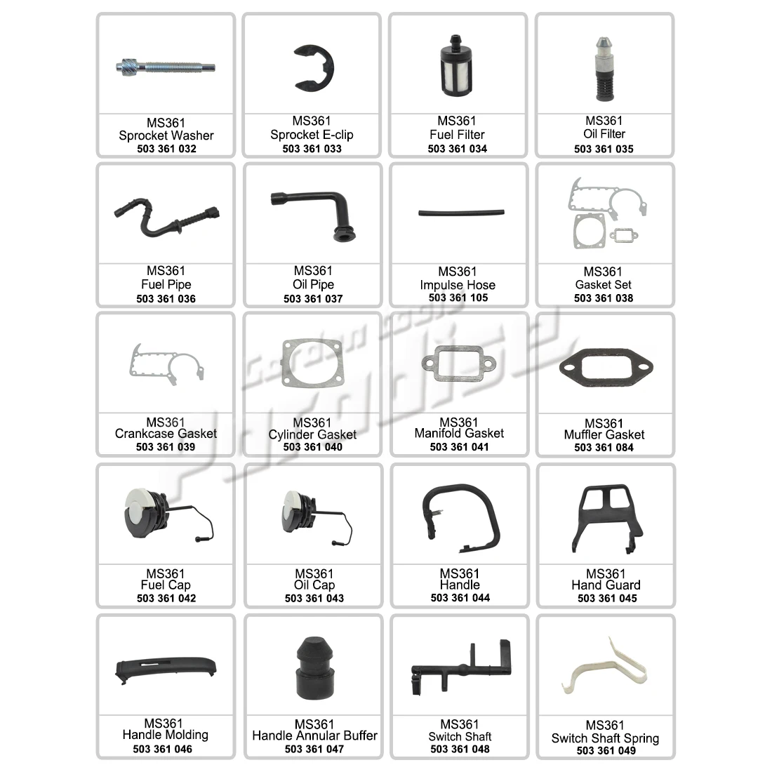 MS361 Chainsaw Clutch Needle Cage Bearing Fit For MS341 MS362 MS441 Engine Parts 9512 933 2380