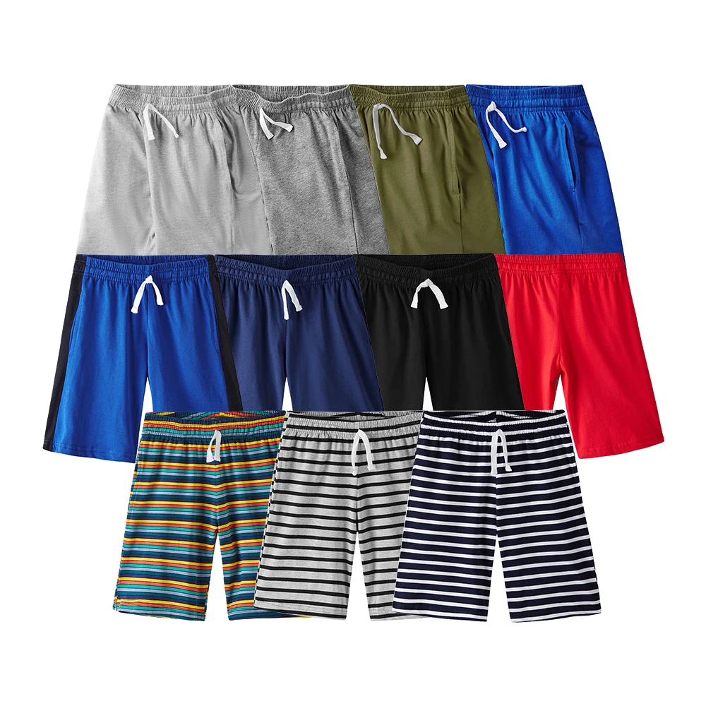 Summer Customized Design Boys Pull-On Shorts Casual Sport Elastic Waistband Cotton Knit Jersey Boys Shorts