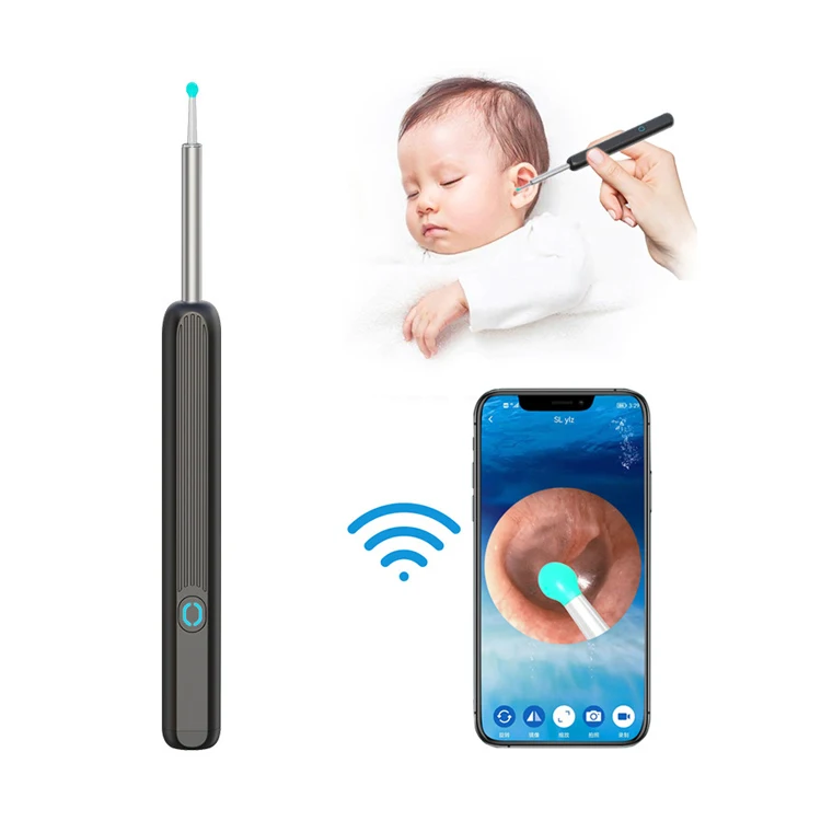1296P Hd Visual Ear Pick Cleaning Ear Cleaner Ear Care Cleaner Tools Pen Shape Electric Earwax Remover With Camera