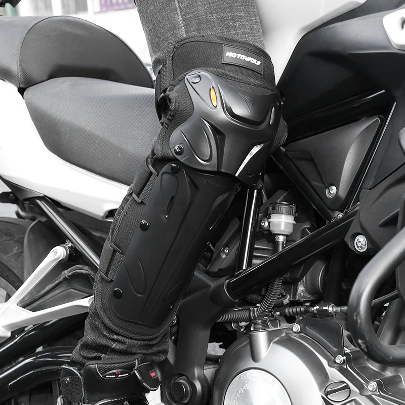 Motowolf Anticollision Protector Rodilleras Para Moto Joelheira Motocross Knee Pads