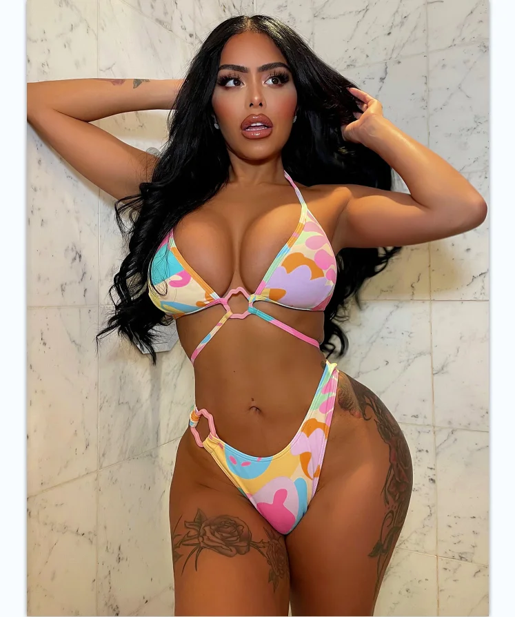 20201 Most Fashionable Bra  Retro Swimsuit Most Sexy Women Summer Cheeky Swimwear Bikini