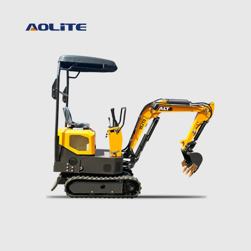 Лидер продаж AOLITE ALT CE Китай 1 тонный мини-микро-резиновый гусеничный экскаватор компактный небольшой дизельный трактор