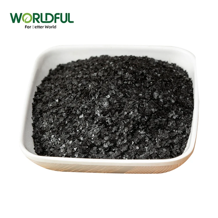 
100% Water Soluble Potassium Humate Shiny Flake, High Grade Leonardite, Potassium Humate  (60740074528)