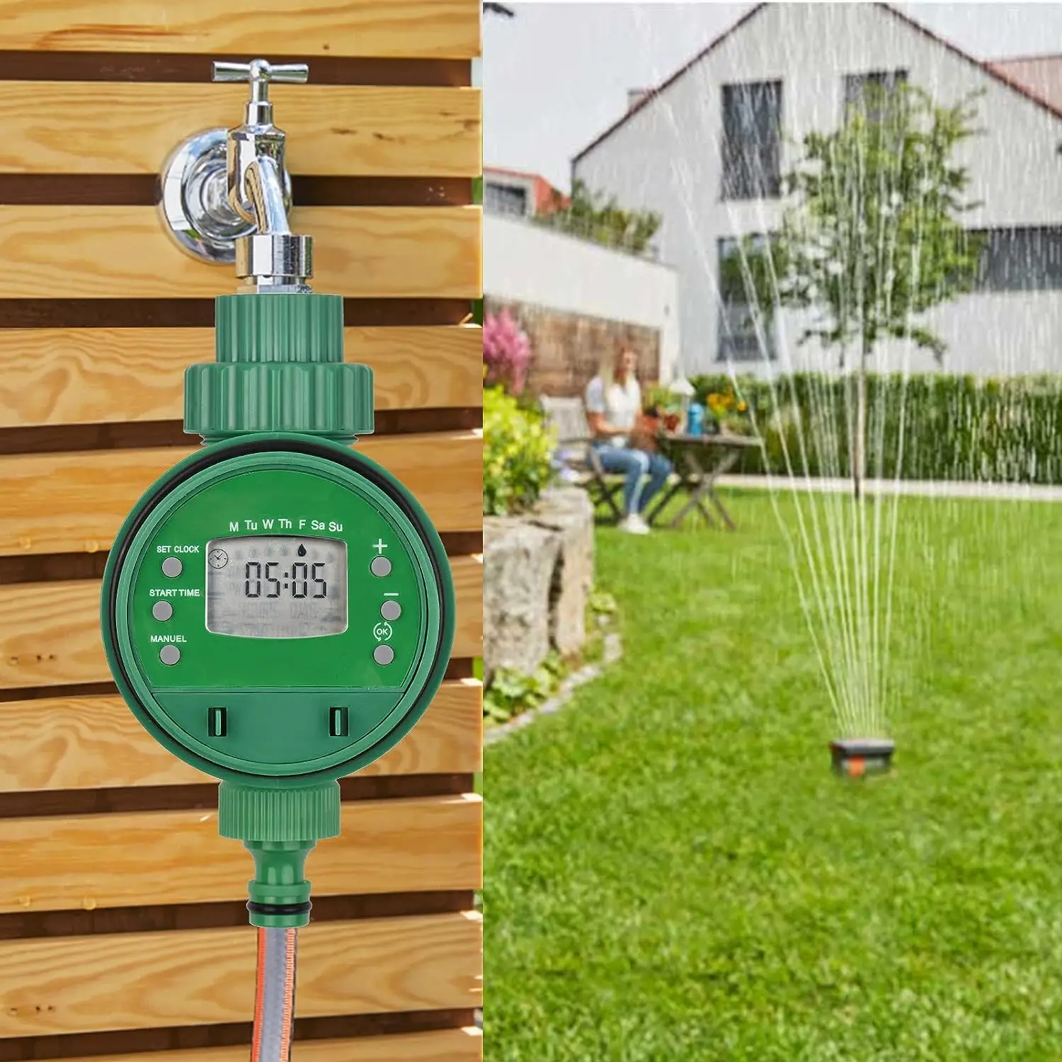 Automatic watering device Irrigation Tools Intelligent Programmable Watering Controller Digital water Timer