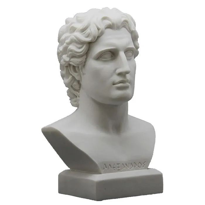 Прямая продажа с завода, знаменитая белая антикварная мраморная скульптура, Статуя Бюст
