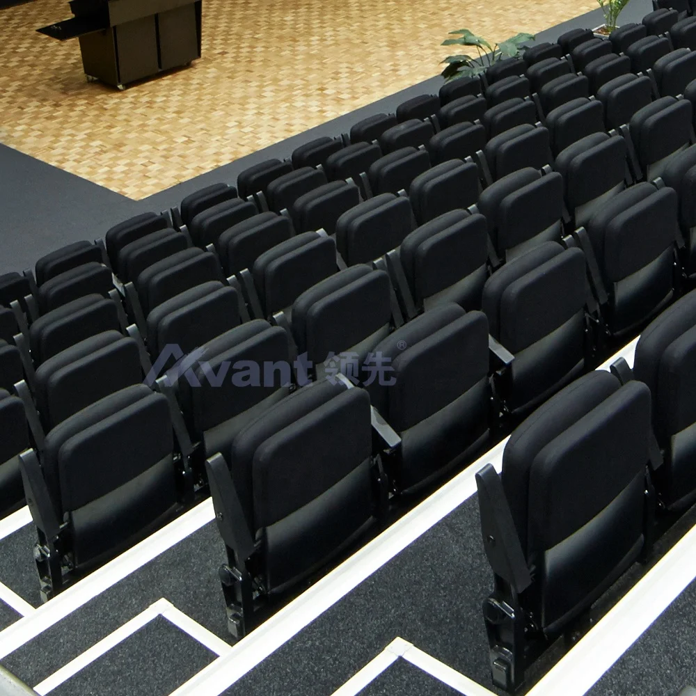 Avant Electric Folded Tribune Indoor Telescopic Event Bleachers Retractable Gym Stadium Chair Auditorium/Theater/Stadium Seating