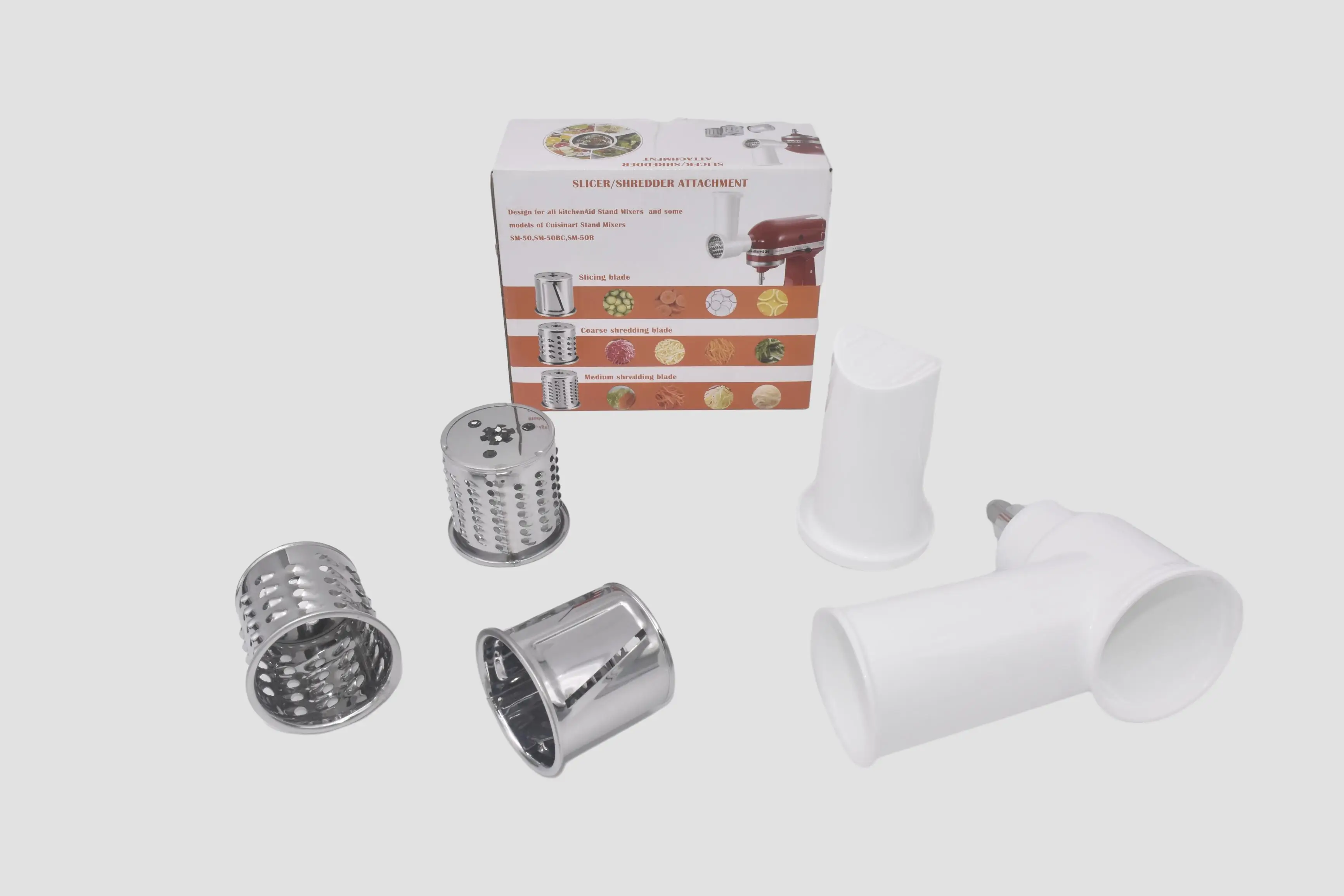 Hot Sale small-sized blender accessories grater with 3 blades KA shredder accessories