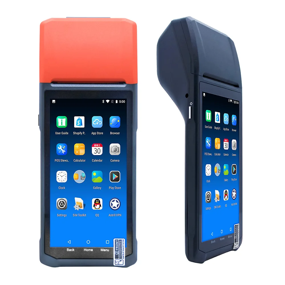 Wholesale Multifunctional 6.0 Inch Digital Touch Screen Cash Register Counter Android 8.0/11 Terminal Handheld Pos Machine