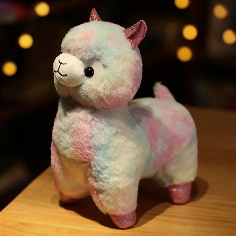 Valentines Day Girls Gift Alpaca Plush Toy Stuffed Pillow With Led Light