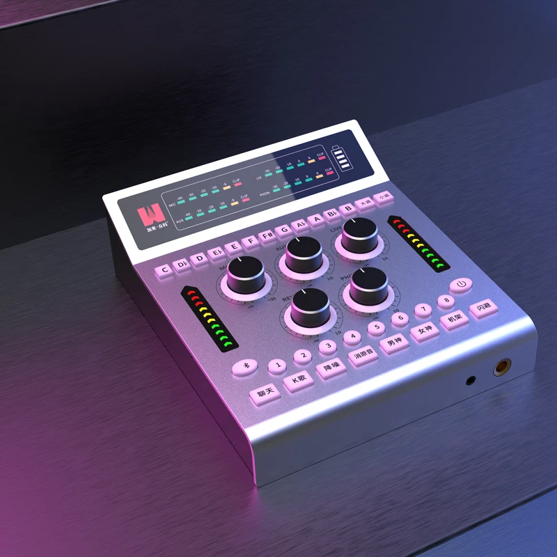 95 дБ, 48 кГц/24 бит пение в прямом эфире Звуковая карта для facebook прямая трансляция, звуковой чип для карт