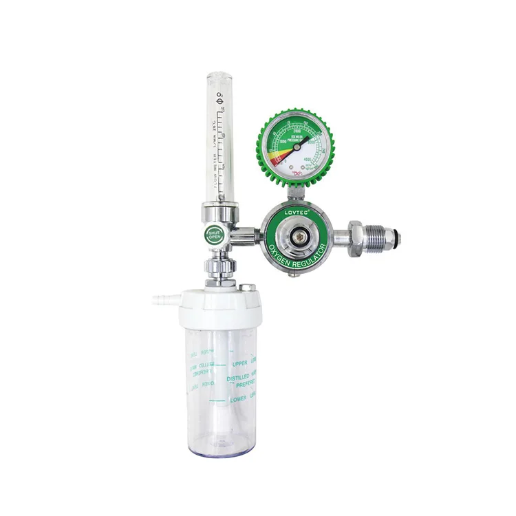 Oxygen Flowmeter Portable Medical Oxygen Cylinder Flow Meter Pressure Regulator With Flowmeter