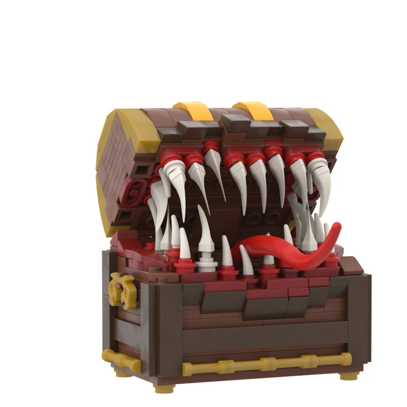 Final Treasure Chest Monster Building Blocks Kit For Pirate Treasure Box Bricks Children Toys Xmas Gift