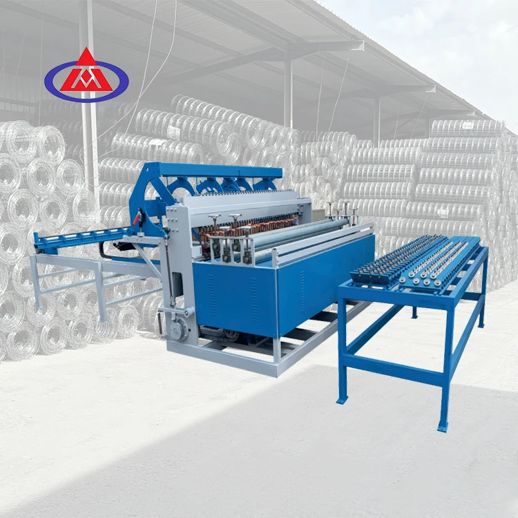 Fully Automatic Wire Mesh Making Machine Equipped with Automatic BRC Mesh Unloading and Winding System