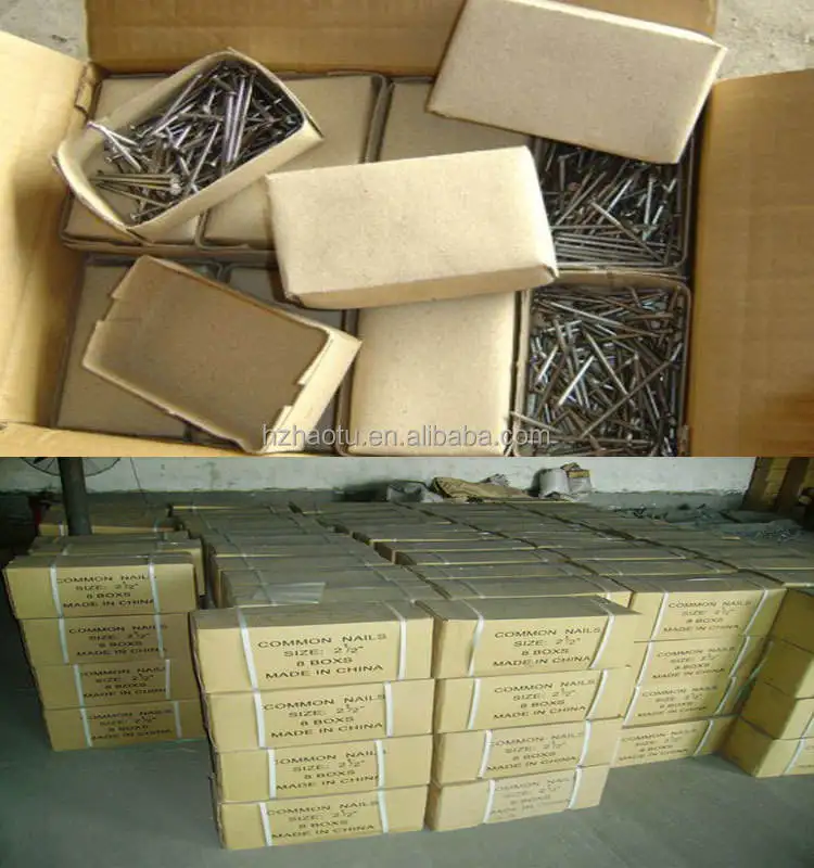 Q195 Q235 Galvanized Steel Building Polished Iron Wire Common Nails for Wood