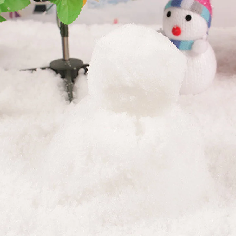 Paper Base Cellulose Snow Landscapes Easily Be Cleaned Up Outdoor Use Snow Special Effects Artificial Snow