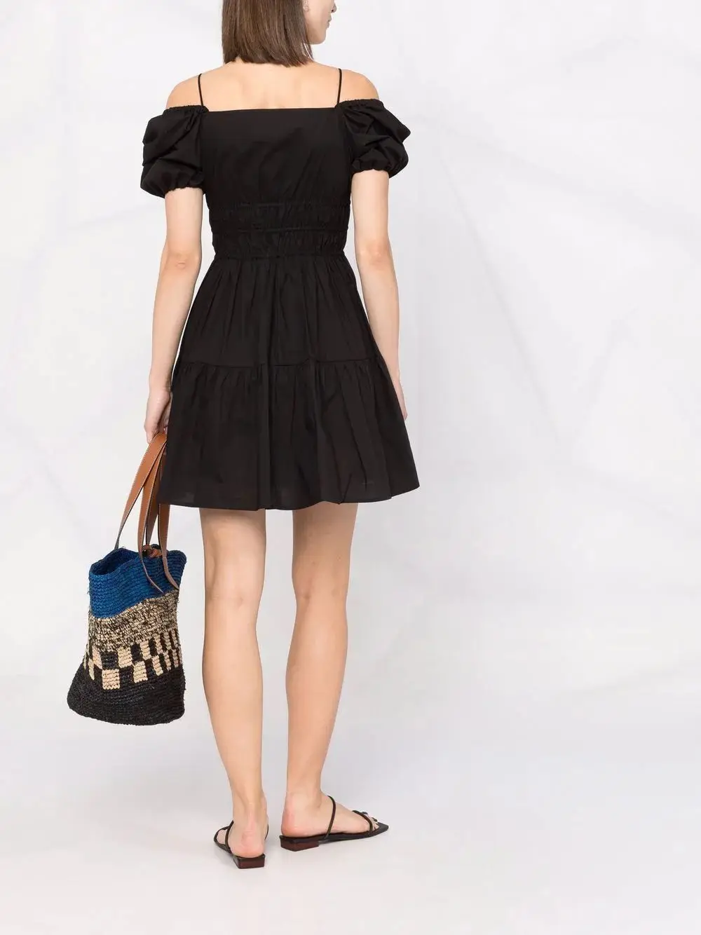Turkey dresses women clothing summersexy off-the-shoulder sling umbrella mini dress wholesale