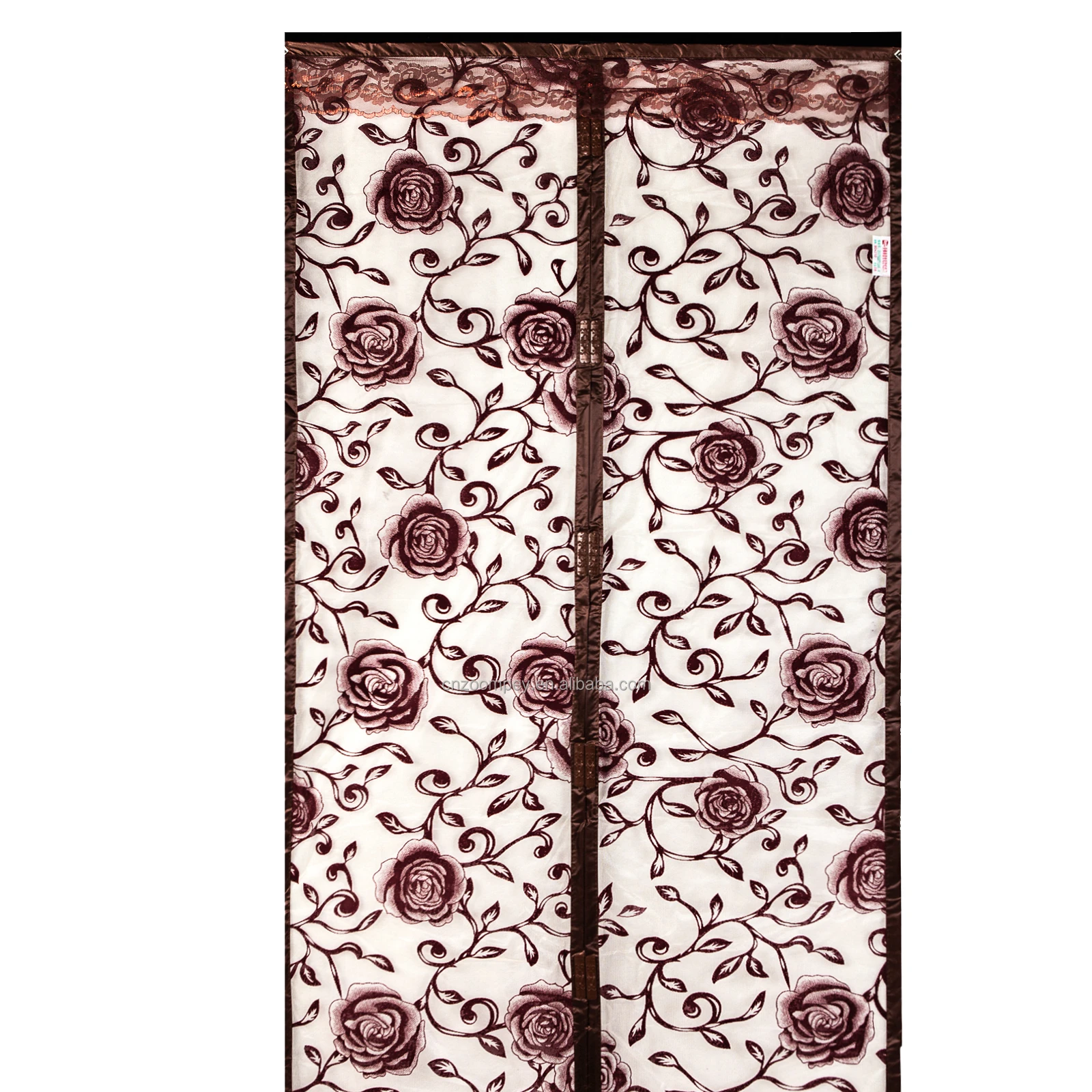 Printed magnetic door curtain magnetic mosquito net door curtain