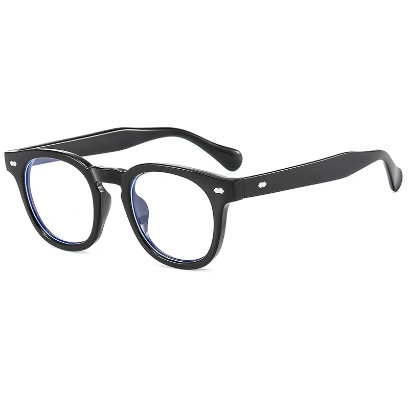 New Hot Selling Fashion Trend Men Quality Pc Round Frame Optical Glasses Women Retro Premium Custom Anti Blue Light Glasses