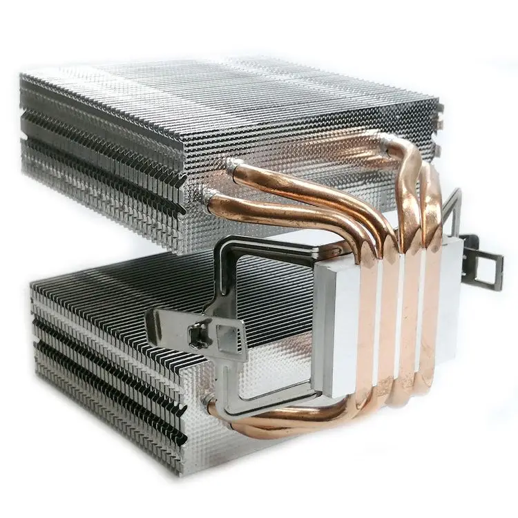 Professional Copper Pipe Heatsink Heat Shaped Radiator Computer CPU Cooler Fan Gaming RGB LED Cooling Fan Support