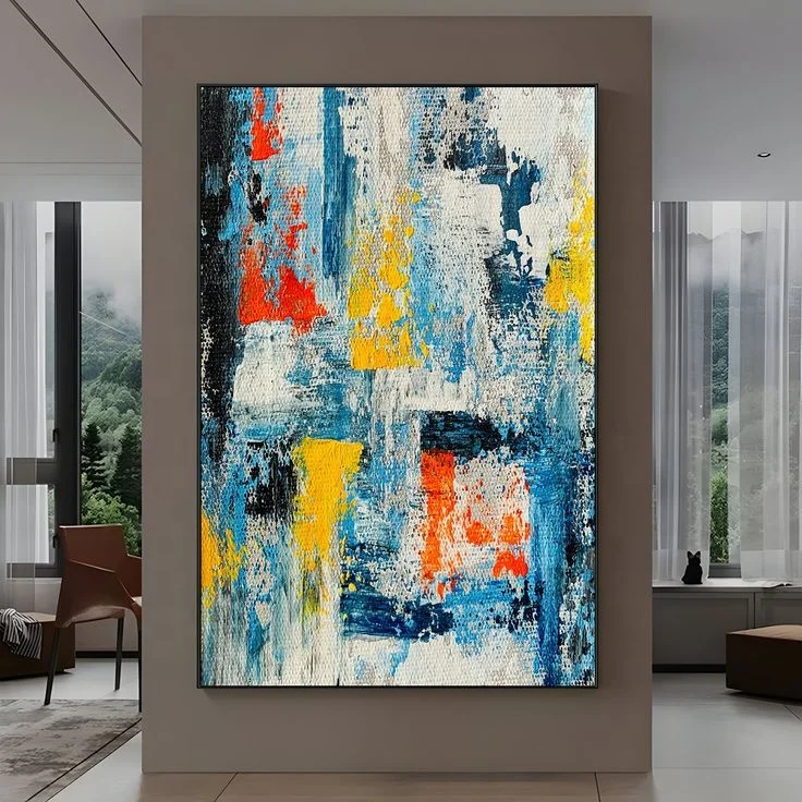 Custom Abstract Canvas Painting On Canvas Modern Oil Painting Canvas Print Large Wall Art for Home Decor