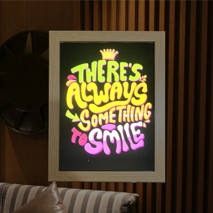 Manufacturers direct sales of LED modern luminous lights picture frames LED lights decoration paintings bedside lamp paintings