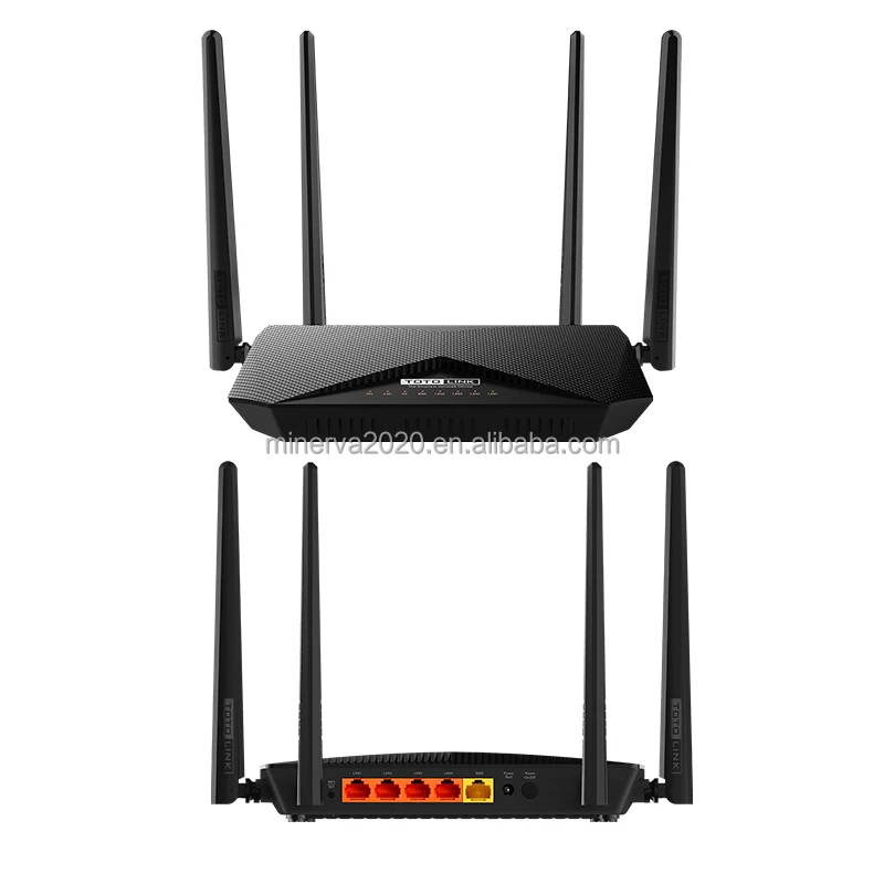 Беспроводной двухдиапазонный гигабитный маршрутизатор TOTOLINK A3002R Wi-Fi AC1200M 4*4 всенаправленные антенны ретранслятор с поддержкой