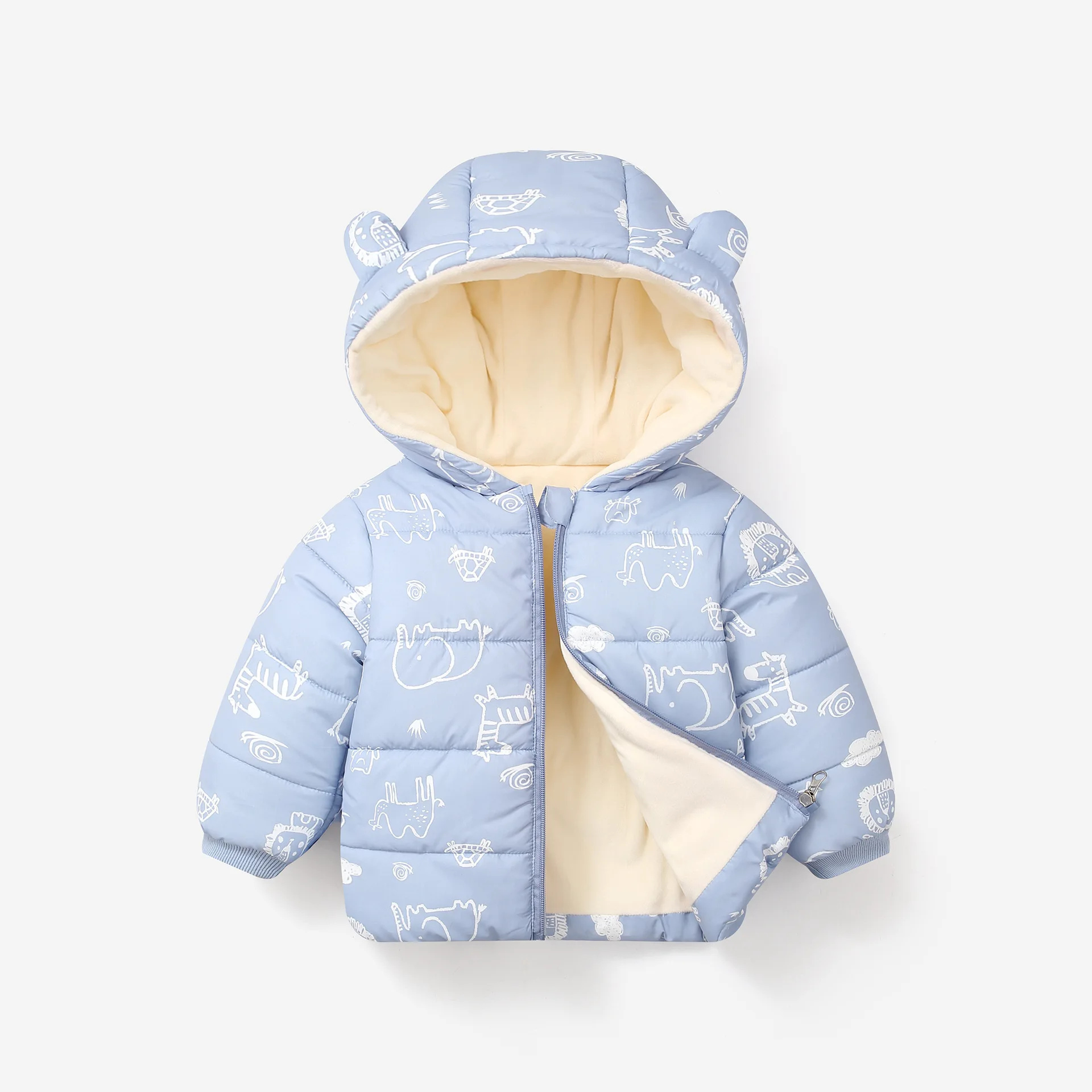 Thick Lamb Fleece 2022 New Arrivals Autumn Winter Kids Jackets Long Sleeve Baby Boys Baby Girls Warm Jackets