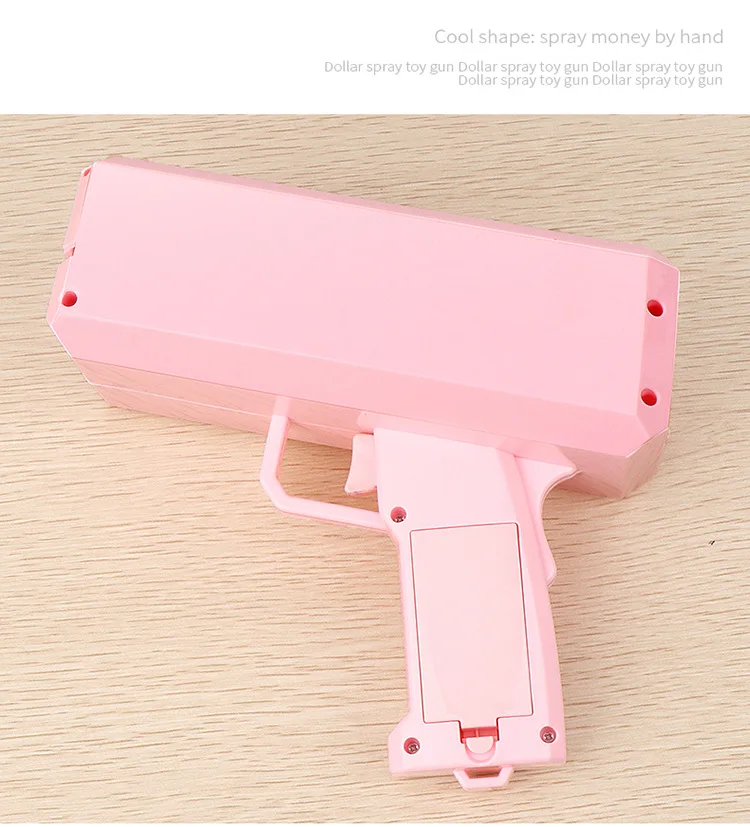 Лидер продаж 2022, пистолет для денег, денежный дождь, пластиковый пистолет в коробке, пистолет для денег, игрушка