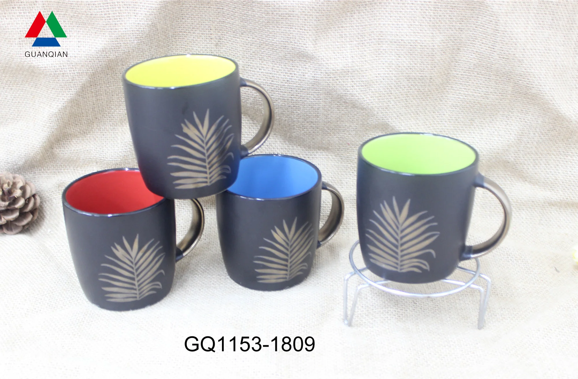 NEWEST CERAMIC MUGS WITH DEBOSSED DESIGN