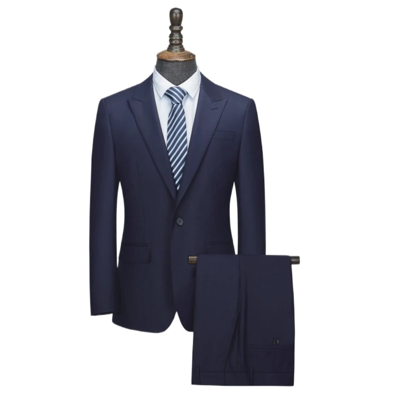 Luxurious Wool Men s Suit Set Stylish Business Banquet Comfy Suit for Gentlemen