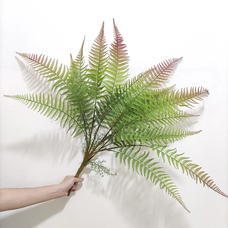 Smart Artificial Persian Fern Tree Branches Bonsai Vase Decoration Artificial Plants Hanging Artificial Greenery Bush