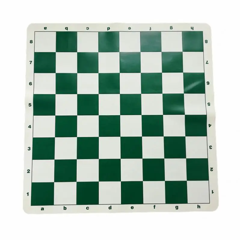 20 Inch Manufacturer Direct Sale Waterproof Foldable Chess Teaching Board Game Silicone Chess Board Mat