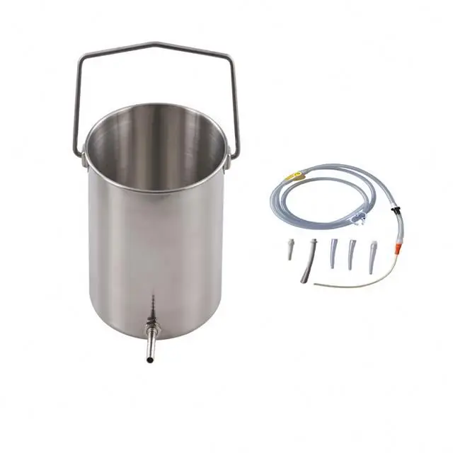 Stainless Steel Enema Bucket Kit ,Vaginal Douche Enema Kit