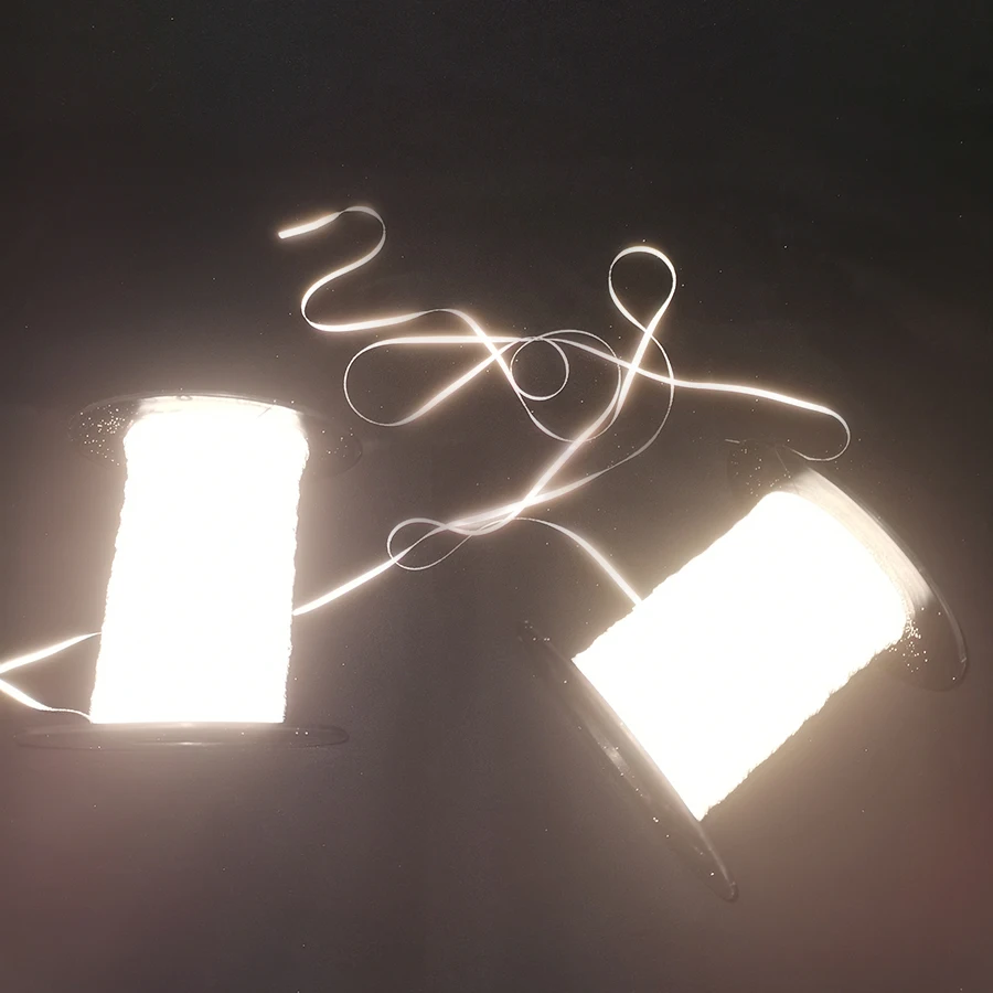 High Bright Double Side Reflective Film Yarn Tape for Shoes