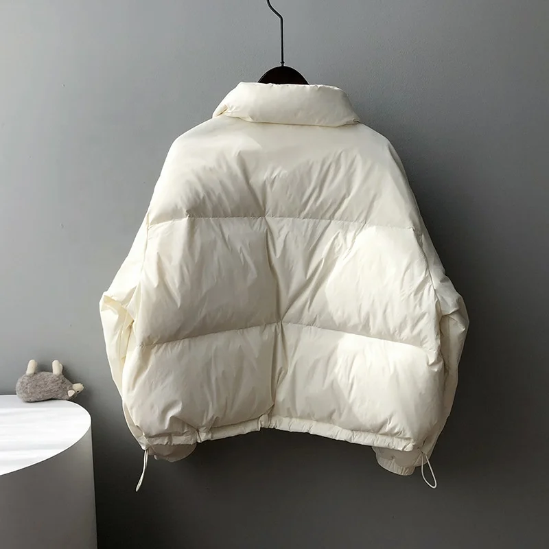 2021 Winter New Korean Style Down Puffer Jacket Women Loose And Thick Outdoor Casual Warm Down Jacket Women