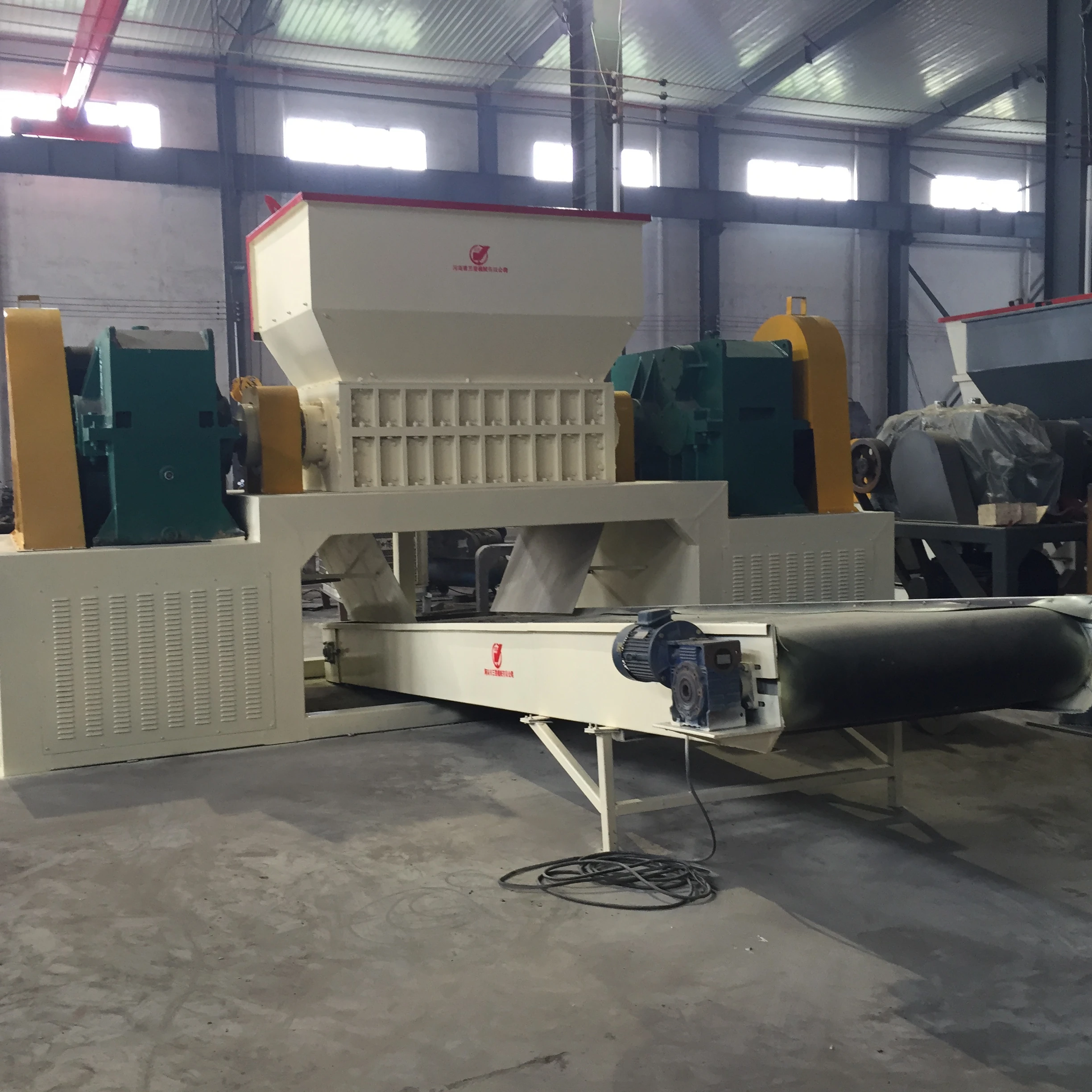 Станок для ключей автоматическая машина для листового металла древесно-пластиковый Шредер измельчитель двойного вала и SX-600