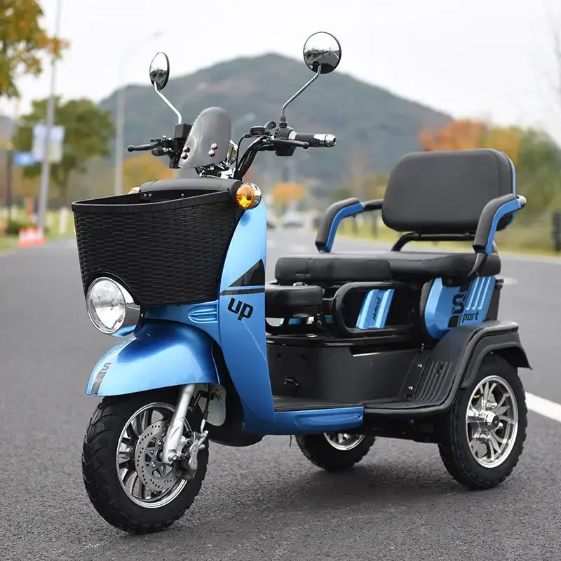 Foreign Trade Export Cross-border Products Elderly Walking Tricycle 72V Adult Cargo Electric Vehicle Tricycle