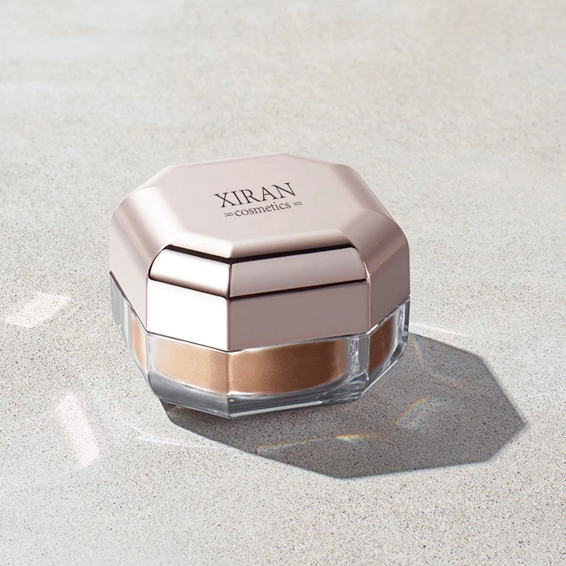 Vegan Diamond High Pigment Highlighter Shimmer Powder Make Up Private Label Loose Highlighter Powder
