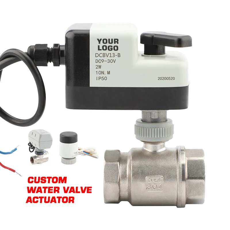 AC12V 24V 220VAC DC12V 24VDC двухпроводный переключатель нормально открытый/закрытый механизм привода клапана водяного шара с электроприводом