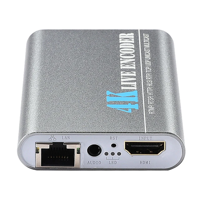 
Haiwei K1 4k hdmi to ip encoder Maximum resolution rtmp 4k hd encoder h264 iptv encoder for live broadcast and iptv 
