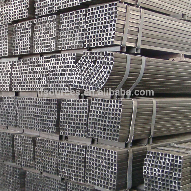Q235 Q345 оптовая продажа 12x12 квадратная стальная труба 12 мм сварная 1 дюймовая железная оцинкованная