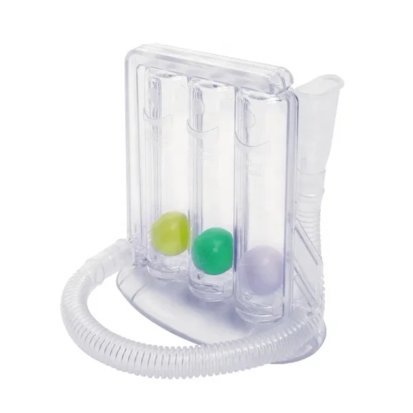 
Three ball spirometer for child Lung Exerciser breathing trainer 
