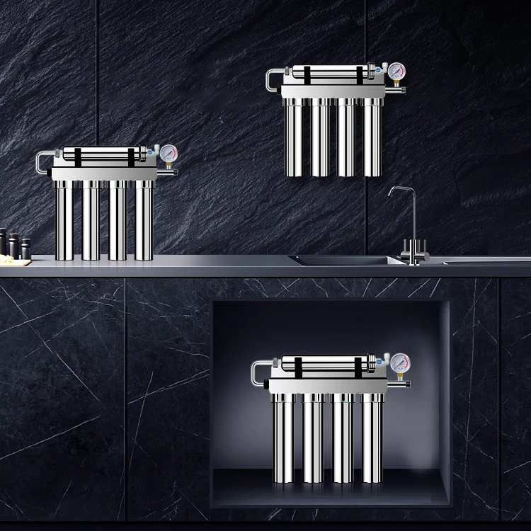 Household Kitchen 304 Stainless Steel 5 Stage Inline Ultra filtration Water Purifier