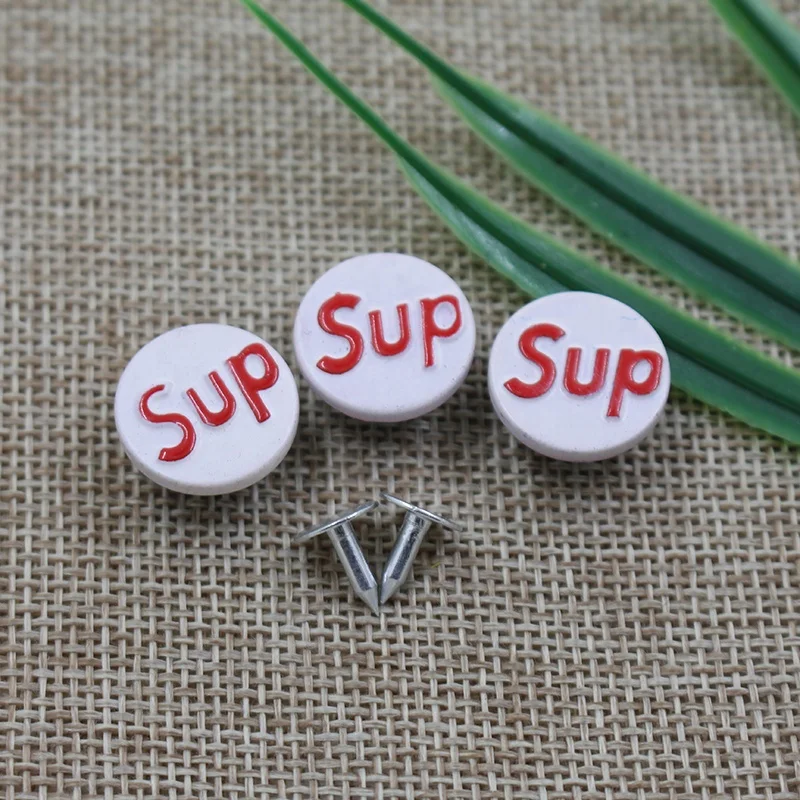 Factory wholesale fashion design custom logo jeans buttons for pants